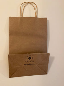 Kraft 4 Bottle Liquor Bag with Handles--225pcs/ctn