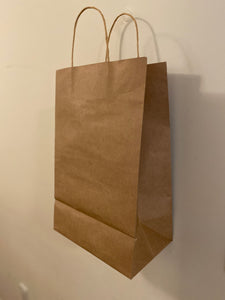 Kraft 4 Bottle Liquor Bag with Handles--225pcs/ctn